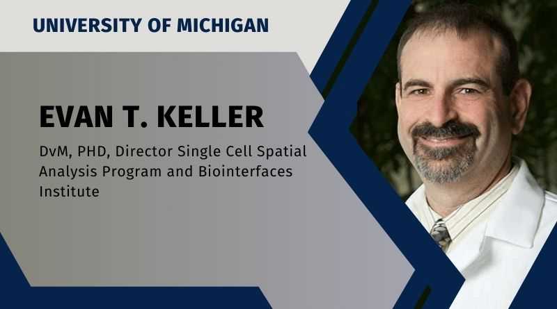 Evan T. Keller DVM, PhD, Director Single Cell Spatial Analysis Program and Biointerfaces Institute, University of Michigan, Ann Arbor, Michigan